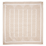 Tangled-up Tea Towel Gold