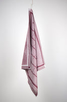 Tangled-up Tea Towel Red